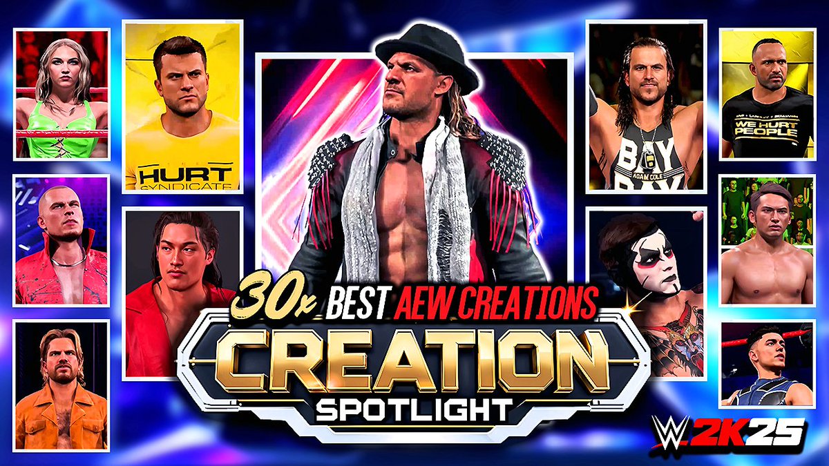 KayfabeConcepts's tweet image. #WWE2K25 30x Standout AEW Creations❤️‍🔥
BEST of #CommunityCreations Spotlight (so far...)
1080p 60FPS👉youtu.be/4d87Ap5m-WY