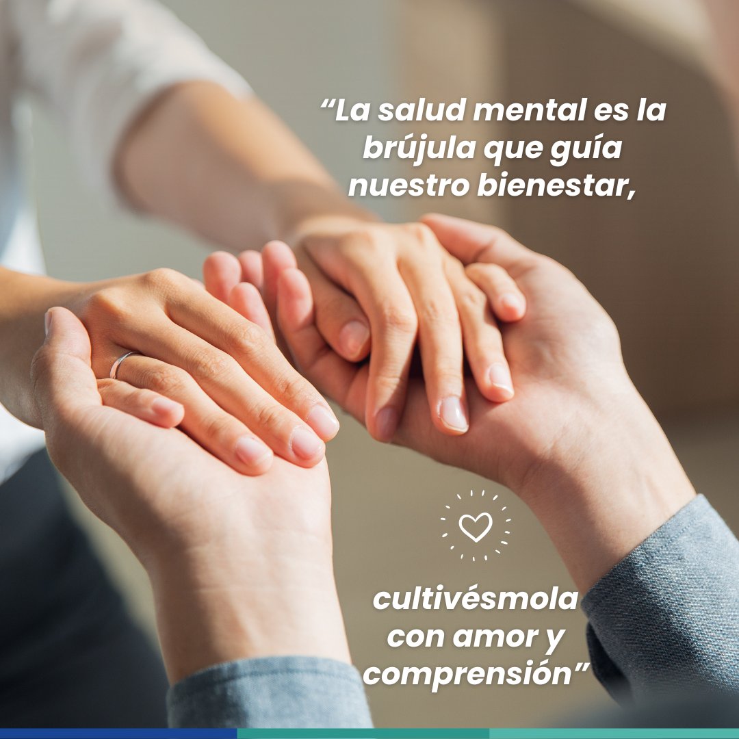 “La salud mental es la brújula que guía nuestro bienestar, cultivésmola con amor y comprensión”.🥰❤️
▶️10 de Octubre Día Mundial de la Salud Mental