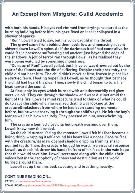 Sean Quinn | Read Mistgate (link in bio)! tweet media