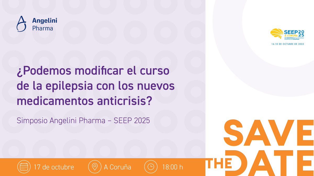 AngeliniFarmaES's tweet image. 🔬Angelini Pharma estará presente en el XI Congreso SEEP el próximo 17 de octubre.

Te invitamos a nuestro simposio: &quot;¿𝑃𝑜𝑑𝑒𝑚𝑜𝑠 𝑚𝑜𝑑𝑖𝑓𝑖𝑐𝑎𝑟 𝑒𝑙 𝑐𝑢𝑟𝑠𝑜 𝑑𝑒 𝑙𝑎 𝑒𝑝𝑖𝑙𝑒𝑝𝑠𝑖𝑎 𝑐𝑜𝑛 𝑙𝑜𝑠 𝑛𝑢𝑒𝑣𝑜𝑠 𝑚𝑒𝑑𝑖𝑐𝑎𝑚𝑒𝑛𝑡𝑜𝑠 𝑎𝑛𝑡𝑖𝑐𝑟𝑖𝑠𝑖𝑠.ᐣ&quot;,…