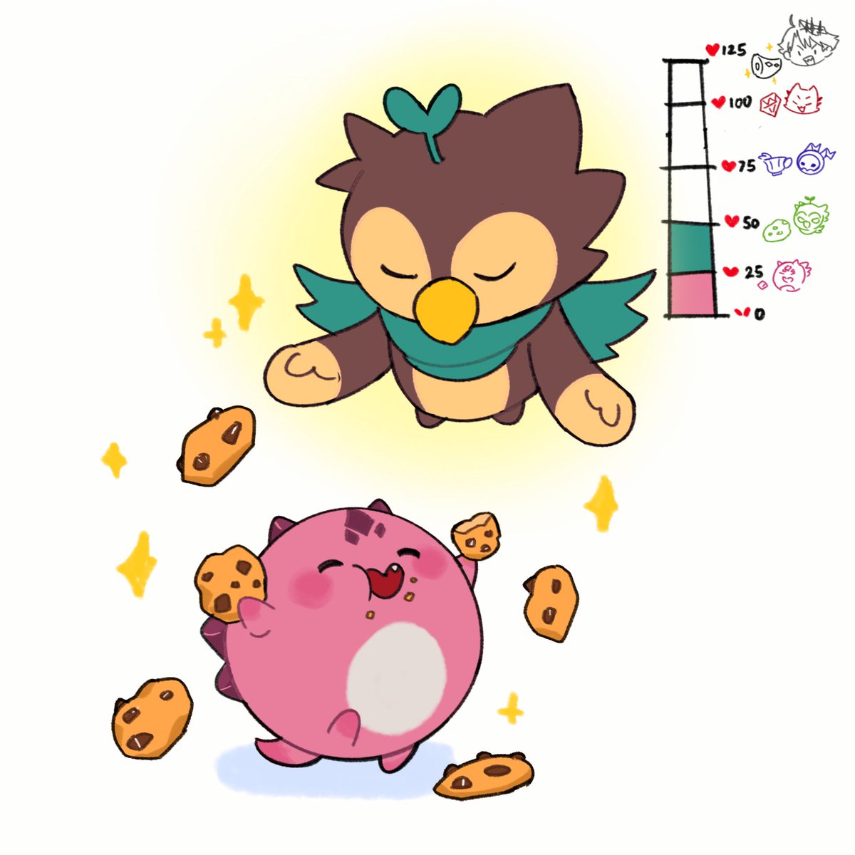 ro2haru's tweet image. More treats~! 🥹🫴🫴 
#SORAWRITY #bubbies