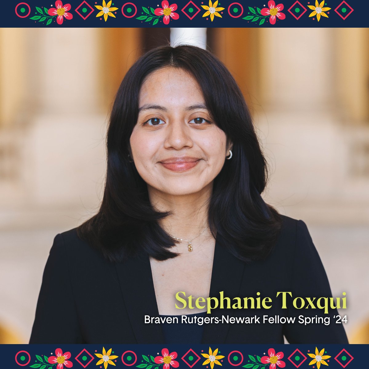 Braven (@bebraven) on Twitter photo "Hispanic Heritage Month is a time to reflect on my roots and celebrate the importance of my cultural and family history," shares Stephanie Toxqui, Braven <a href="/Rutgers_Newark/">Rutgers University-Newark</a> Fellow Spring '24. 
#BeBraven #HispanicHeritageMonth "Hispanic Heritage Month is a time to reflect on my roots and celebrate the importance of my cultural and family history," shares Stephanie Toxqui, Braven <a href="/Rutgers_Newark/">Rutgers University-Newark</a> Fellow Spring '24. 
#BeBraven #HispanicHeritageMonth