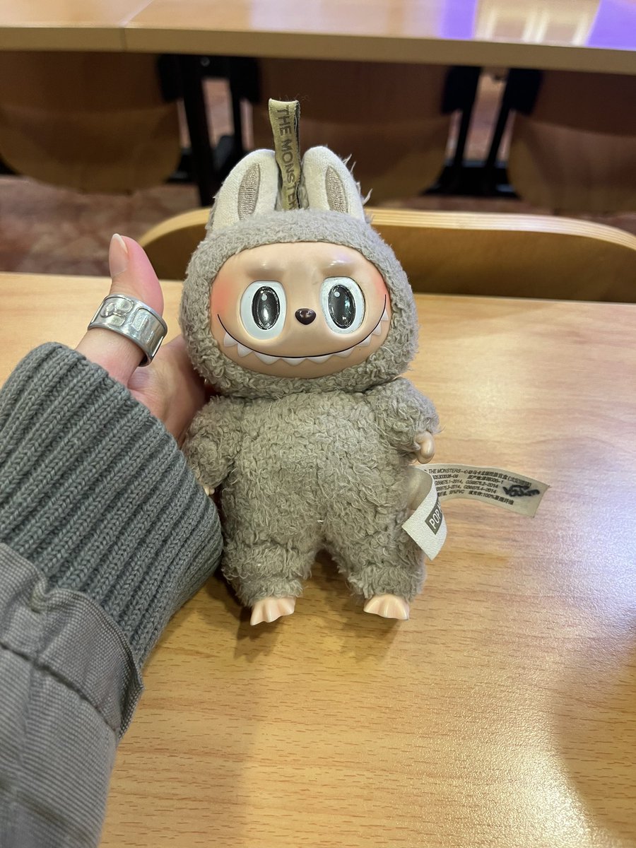 concreteeater99's tweet image. Found an old dirty raggedy labubu in front of my uni help me decide how to customise I dont want the owner to recognize it.
Like the one you prefer in the comments