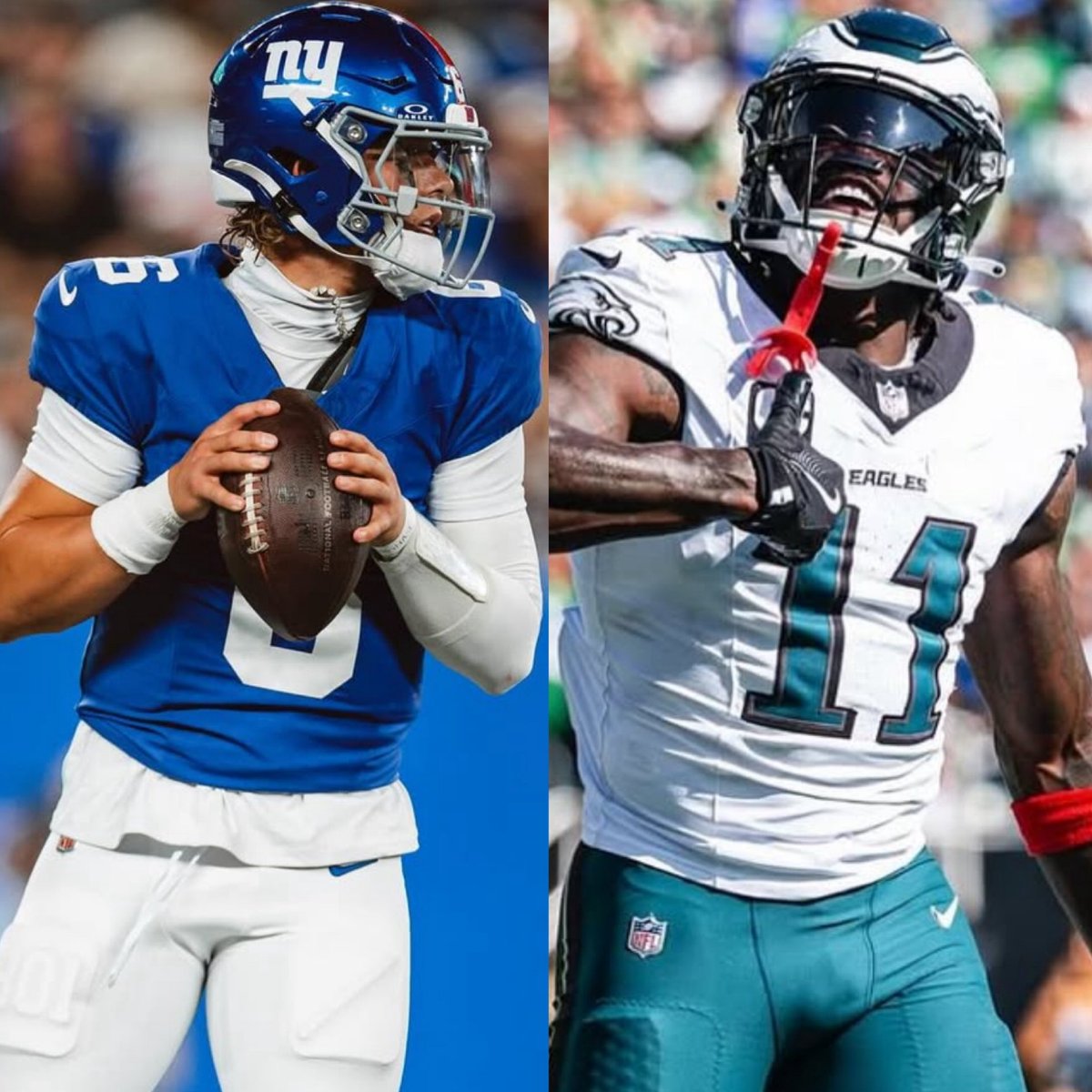 $50 to someone who LIKES when we SWEEP❤️

Thursday Night Football CARD♠️

🏈A.J. Brown O 54.5 Rec Yards (-110)
🏈Jaxson Dart u 39.5 Rush Yards (-110)

Let's have a day💪
