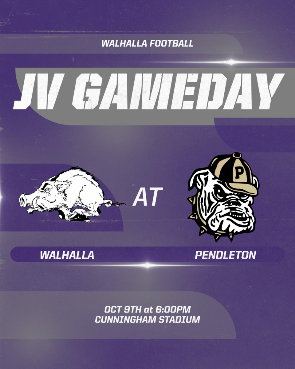 JV Gameday / 6:00pm / @ Pendleton 🐗