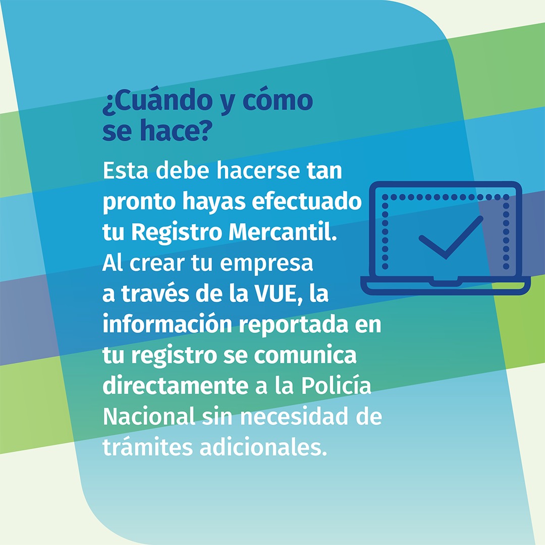 ccputumayo's tweet image. 💡 ¿Vas a crear una empresa? 🏢 Recuerda que debes informar a la Policía Nacional sobre tu actividad económica con la Comunicación de apertura de establecimiento. 

Más info aquí 👉 vue.gov.co/servicios-a-la… 

#TodoEnLaVUE ✅