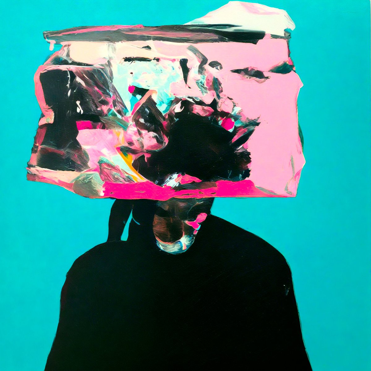 The two main formats in SELF 32 by Artemis are: tall and square.

The taller artworks represent an internal state. We get shy to face inward sometimes and let out how we actually feel about things. This is a beautiful gesture held within the series to actually represent these