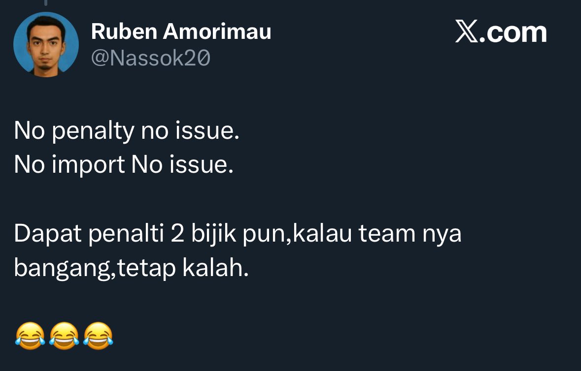 No Context Bola Malaysia tweet media