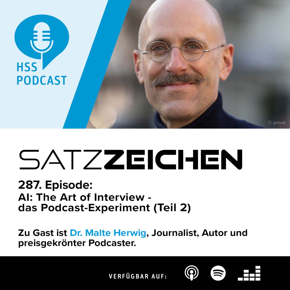 Wie leicht lassen wir uns täuschen? Dr. <a href="/MalteHerwig/">Malte Herwig</a>  über #KI-Fakes, mediale Glaubwürdigkeit und warum wir Dinge glauben, weil wir sie glauben wollen.
#Podcast #Satzzeichen
👉hss.de/podcasts/