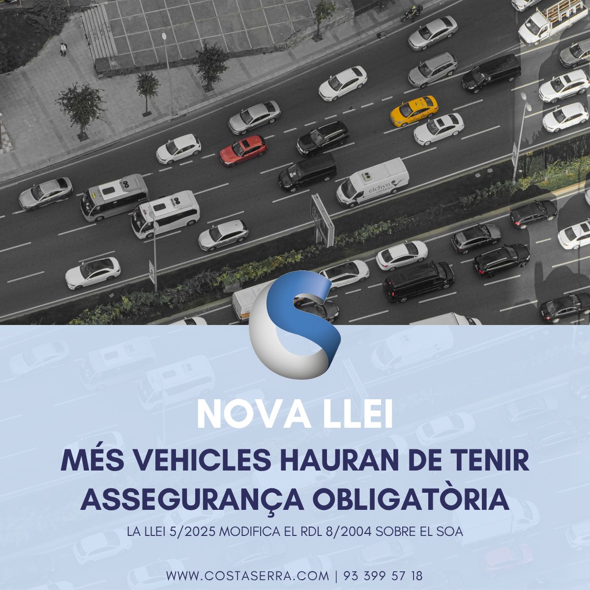 costaserrasl's tweet photo. 🚨 Canvia la llei i amb ella, la manera de protegir-nos.
Una actualització que amplia la seguretat en la circulació.
#SOA2025 #Assegurances #Tranquil·litat https://t.co/Eqd6TGtuMa