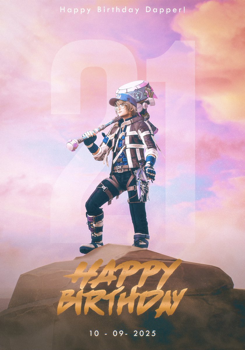Happy birthday to one of my best friends and inspirations for life <a href="/DapperPopz/">Dapper</a> 🥳