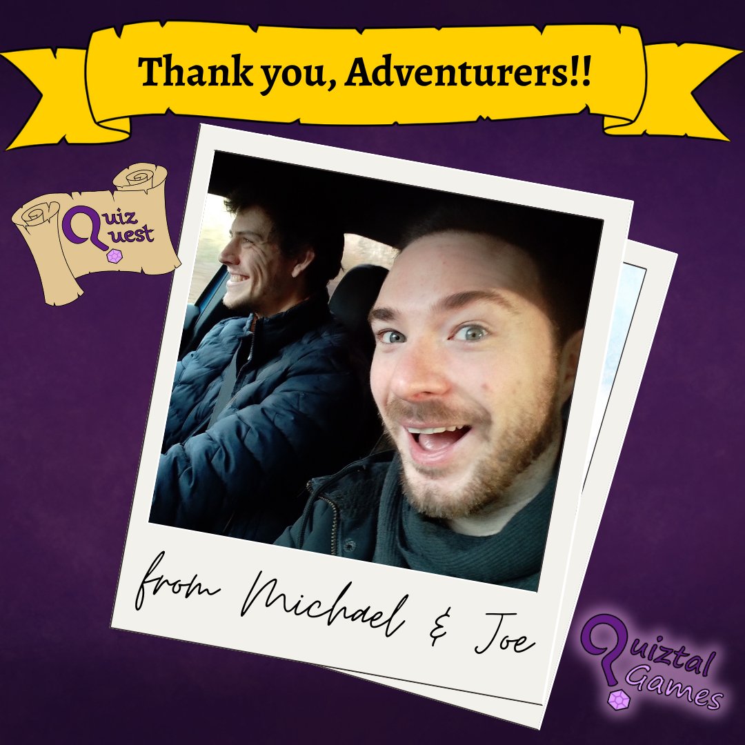 Quiz Quest started as a chaotic idea between two friends.

Now YOU'RE here, playing it, shaping it, and making it so much better.

From Michael &amp; Joe: thank you 💛

#QuizQuest #IndieDevLife #BehindTheScenes