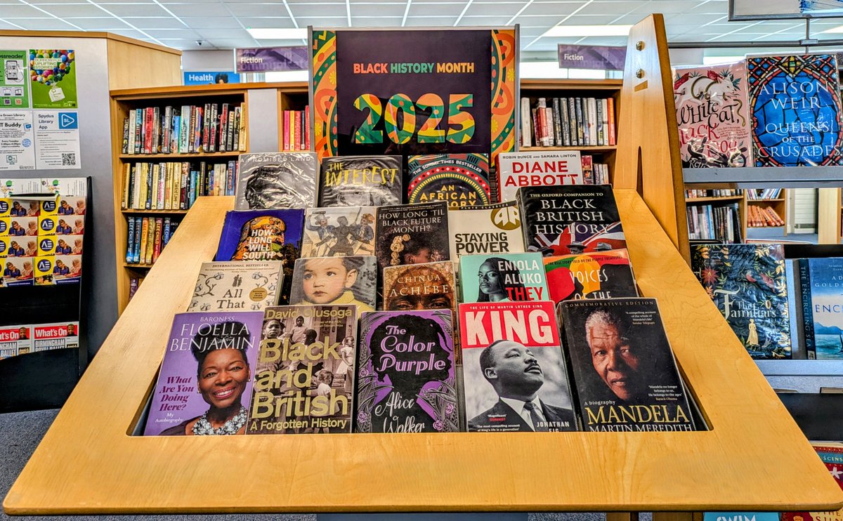 MereGreenLib's tweet image. #BlackHistoryMonth display at Mere Green Library