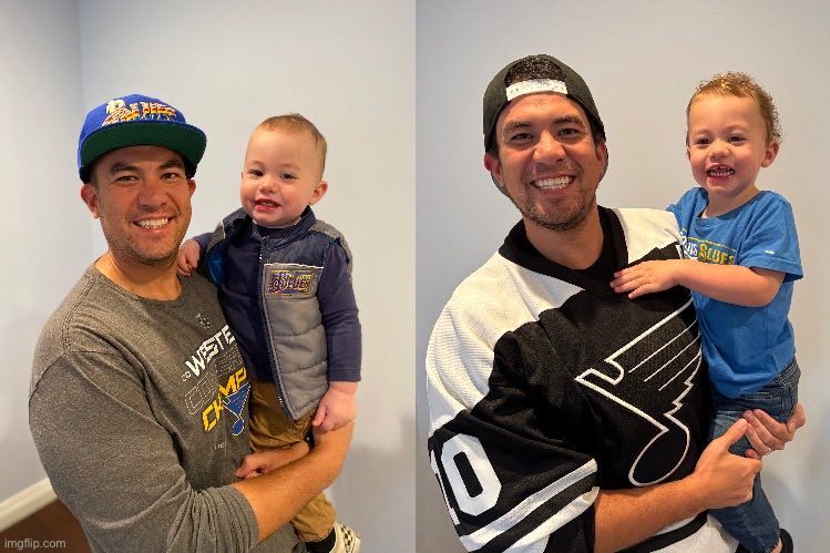 New year, new season opener photo. Let’s go #stlblues