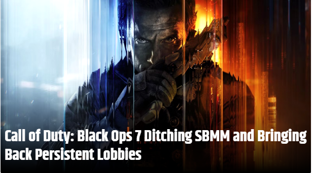AiToday420's tweet photo. #CallofDuty : #BlackOps7  Ditching SBMM and Bringing Back Persistent Lobbies

(skill-based matchmaking) as we've known for the past few years SBMM has been a highly controversial topic in the CallofDuty community, as it means players constantly matched against similar skill level https://t.co/W7DgHoYYJU