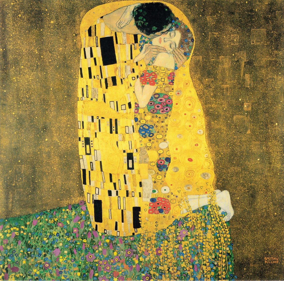 El beso de Gustav Klimt
