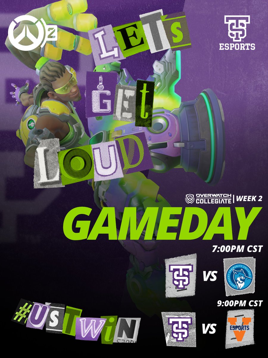 USTmn_esports's tweet photo. Let's get loud!
UST Esports takes on Southeast Bobcats ( @SCCNeb_esports ) and UVA Blue ( @UVA_Esports )!
Tune in live with the link below!
https://t.co/Alisd4ZDa9
#USTWIN https://t.co/isD5hNheuD