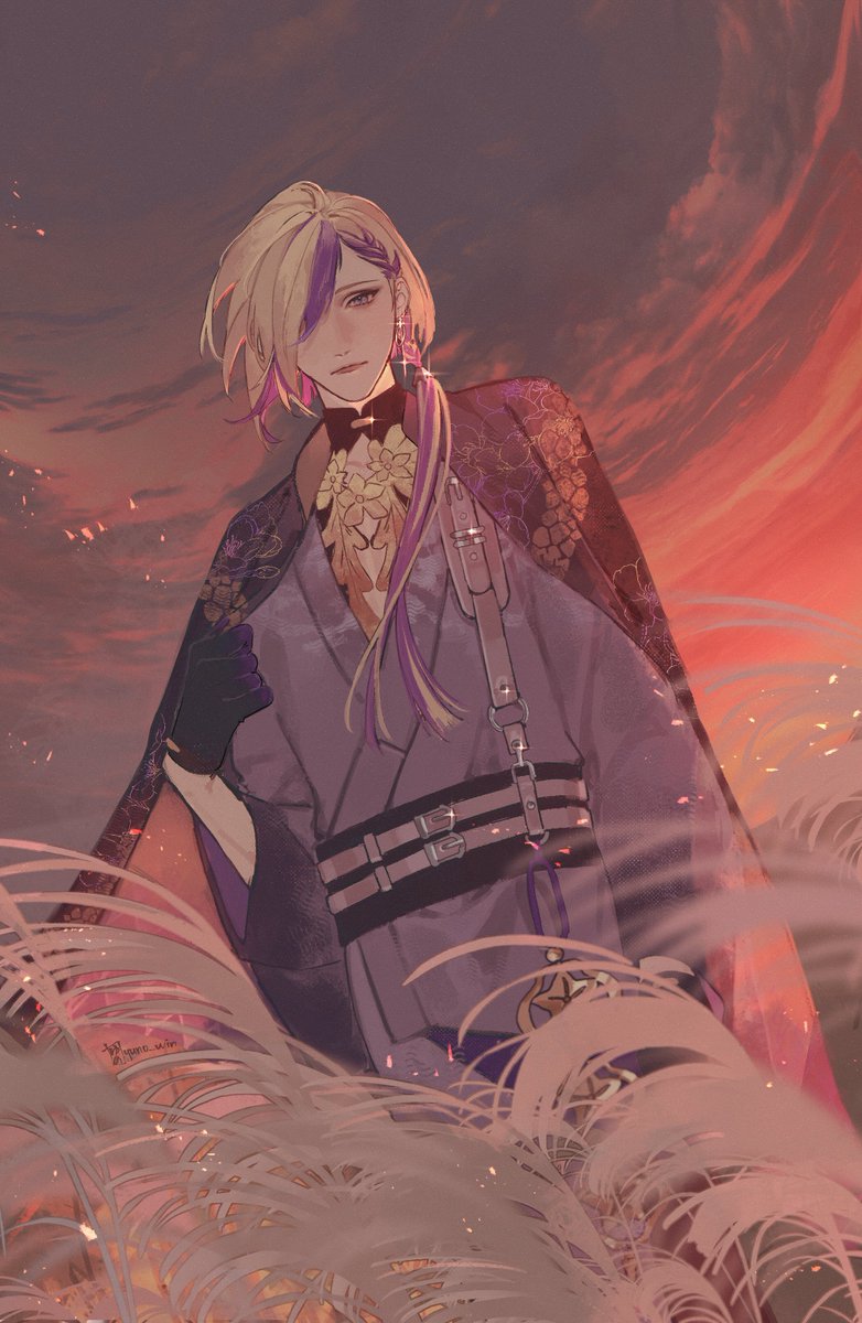 利三くんお誕生日おめでとう! 💛🎉🍰

#マガツノ利三生誕祭2025
#マガツノFA