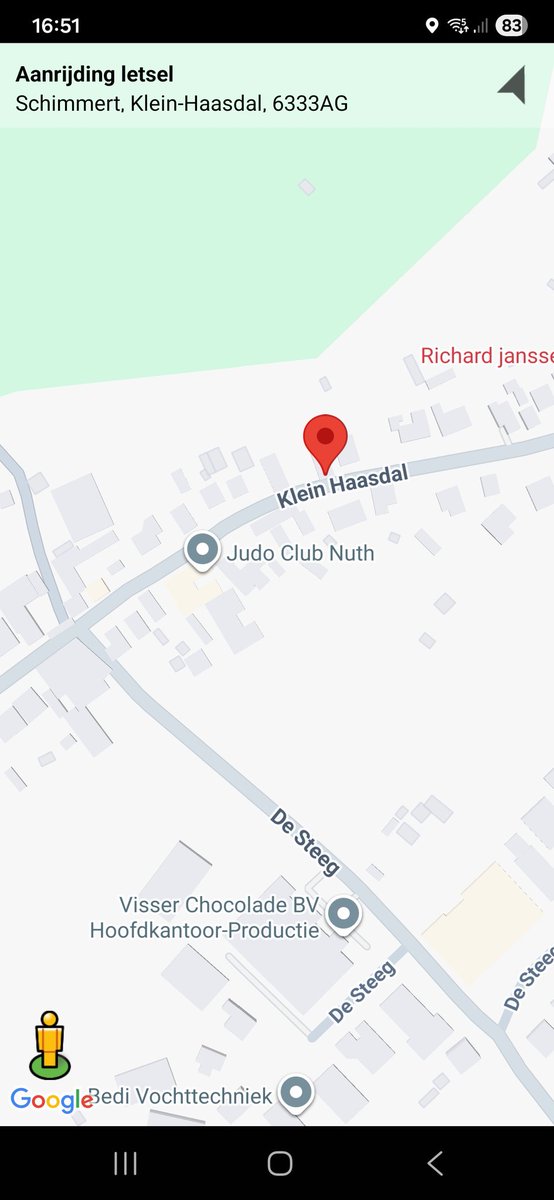 Aanrijding met letsel in Klein - Haasdal, Schimmert