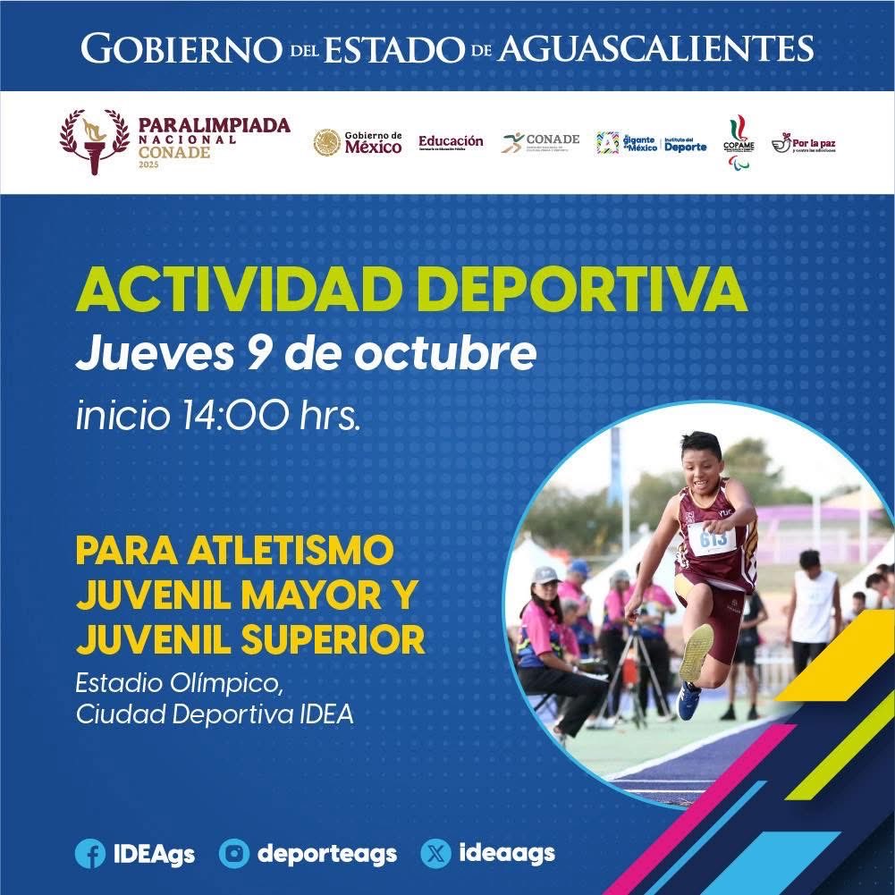 Instituto del Deporte del Estado de Aguascalientes tweet media