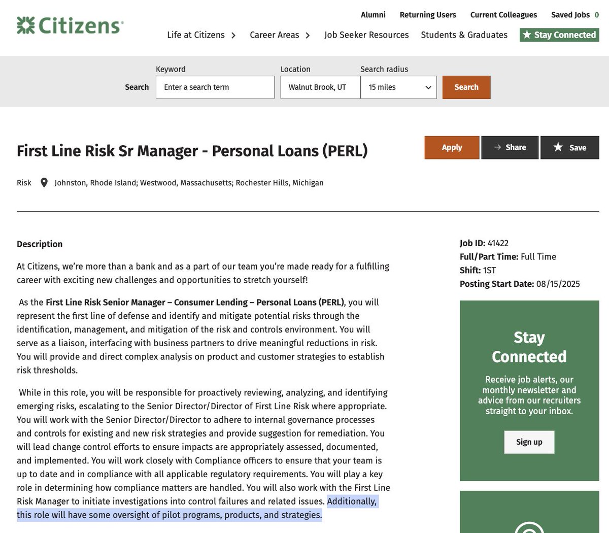 mountaingoatcap's tweet photo. $PGY: Citizens Bank may be the “top-20 U.S. bank” Pagaya referenced as relaunching its personal-loan business.

From Pagaya’s Q2 2025 Shareholder Letter:

“…we are currently in the onboarding stage with a top-20 U.S. bank by assets, to help in the re-launch of their personal-loans business…”

Citizens Bank ($220 B in assets) fits the description perfectly:
➡️Previously offered personal loans, later exited
➡️Currently not offering new personal loans
➡️Operates as a large regional across New England, NYC, and the Midwest.

And here’s the kicker:
Last week, Citizens participated in expanding Pagaya’s loan facility alongside Wells Fargo

Still don't believe me?  Even more interesting, a new Citizens job posting references a “pilot program” for personal loans.  I think that's pretty compelling, don't you? 👇

🔗 https://t.co/YPx2nepCva

I believe Citizens is one of several large banks that Pagaya is working with.  This could potentially mark the start of a major second wave of institutional adoption.