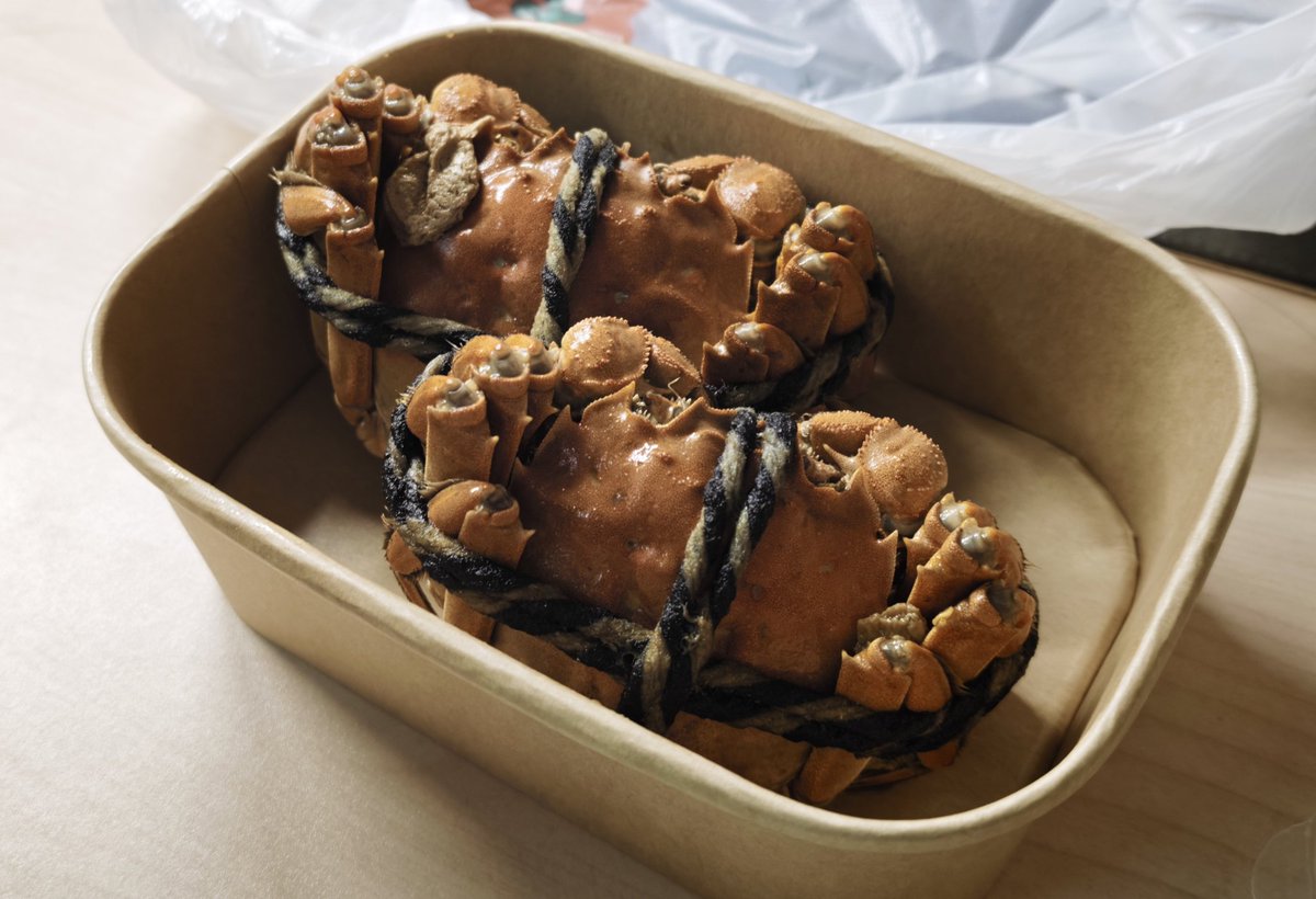 吃母螃蟹的黄
吃公男人的（）