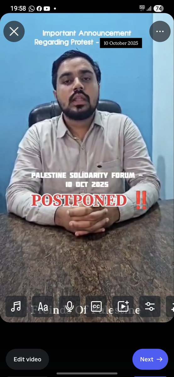 IMPORTANT ANNOUNCEMENT: Event Postponed 
The scheduled event for tomorrow,Oct 10 at Azad Maidan, has been officially Postponed.
Please do not gather at the planned location or any other public area. Thank you for your understanding, your discipline,
​Maintain Peace. Stay United.