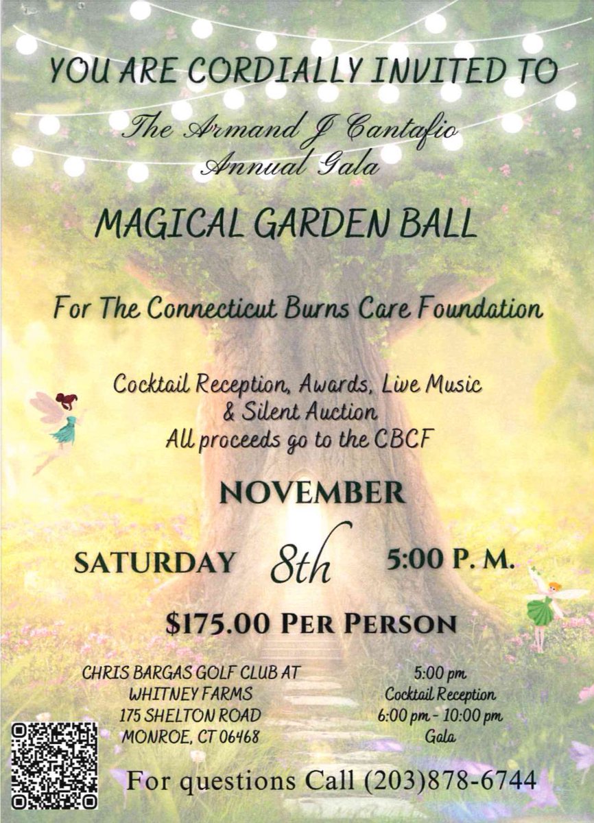 DominicMantuano's tweet photo. Hello all my friends I am proud to announce this is the Connecticut Burns Care Foundation annual gala a night you will never forget. Please support our burn survivors 8 to 17 who go to our burn camp one week a year at no charge to them again this will be a night!!! https://t.co/NUO9Ruy5vf
