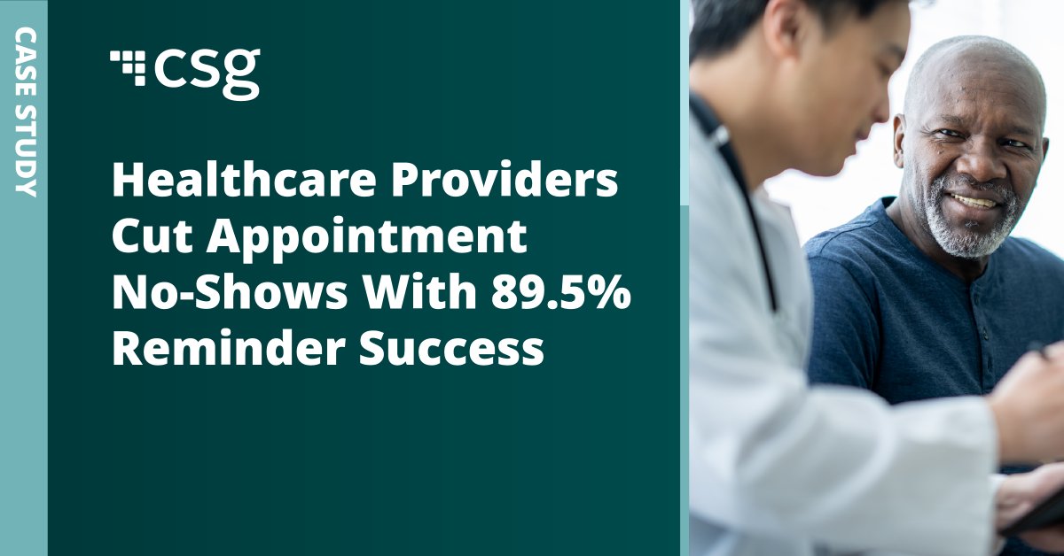 csg_i's tweet image. Outdated tech was costing patients. 💸

📲 This EHR platform scaled real-time voice and text, cut no-shows, and sped up secure access to 1.2 seconds. See how they did it. 👉 spr.ly/6014AsV0Q

#CustomerExperience #PatientExperience #AppointmentReminders