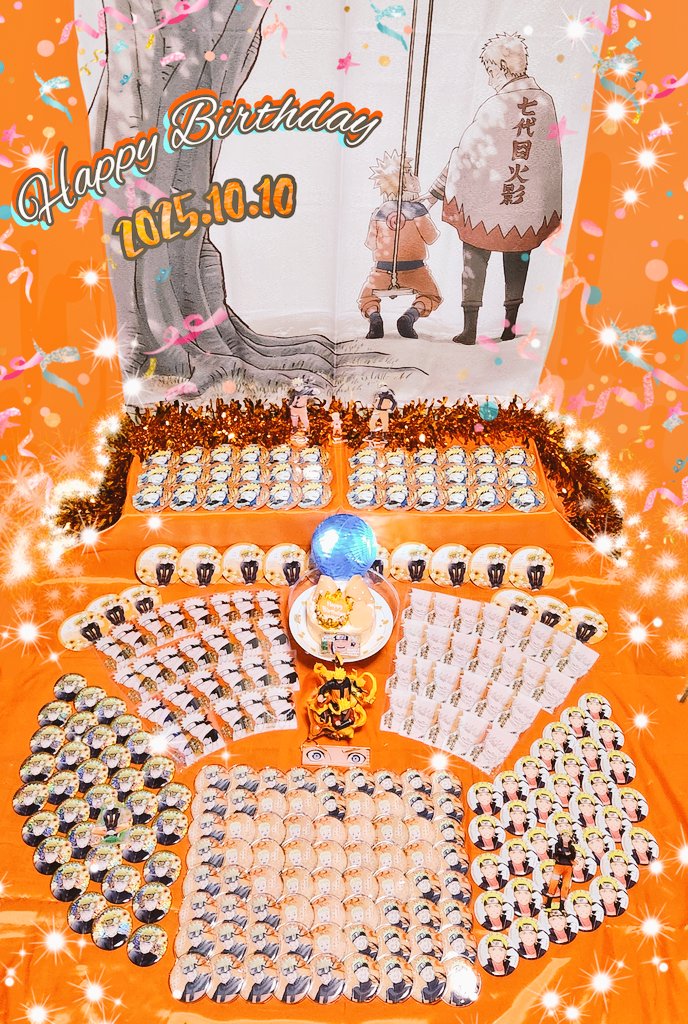 chokugoods's tweet photo. 🧡🖤🧡🖤🧡🖤🧡🖤🧡🖤🧡🖤

　　　 HAPPY BIRTHDAY　　　 
 　　　 うずまきナルト!!!　　　 
　　　　　2025.10.10　　　　　　

🖤🧡🖤🧡🖤🧡🖤🧡🖤🧡🖤🧡

🍥🍥これからも活躍を見守っています🍥🍥

#うずまきナルト生誕祭2025
#うずまきナルト誕生祭2025 https://t.co/nV8ddDcLTJ