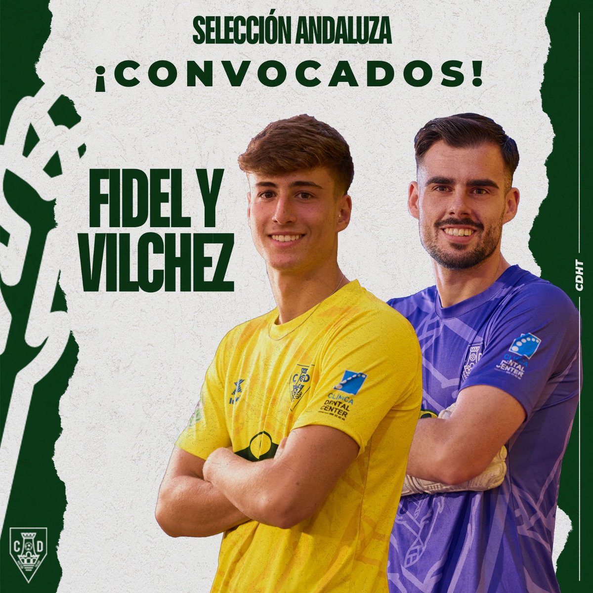 CDHuetorTajar's tweet image. 📢 Comunicado oficial

El C.D. Espárrago Huétor Tájar se enorgullece de anunciar la convocatoria de Fidel Castillo y Pablo Vílchez con la Selección Andaluza.

Reconocimiento merecido a su esfuerzo y compromiso. 💛💙

#CESURCA #CDHT #SelecciónAndaluza