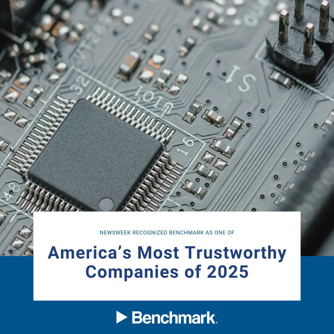 BenchElec's tweet image. Proud to be named in Newsweek’s list of America’s Most Trustworthy Companies 2025!
Thank you to our customers, partners & employees for helping us build trust through quality, transparency & innovation. go.bench.com/4nJzbPn
#BenchmarkElectronics #Newsweek #Trust #Innovation