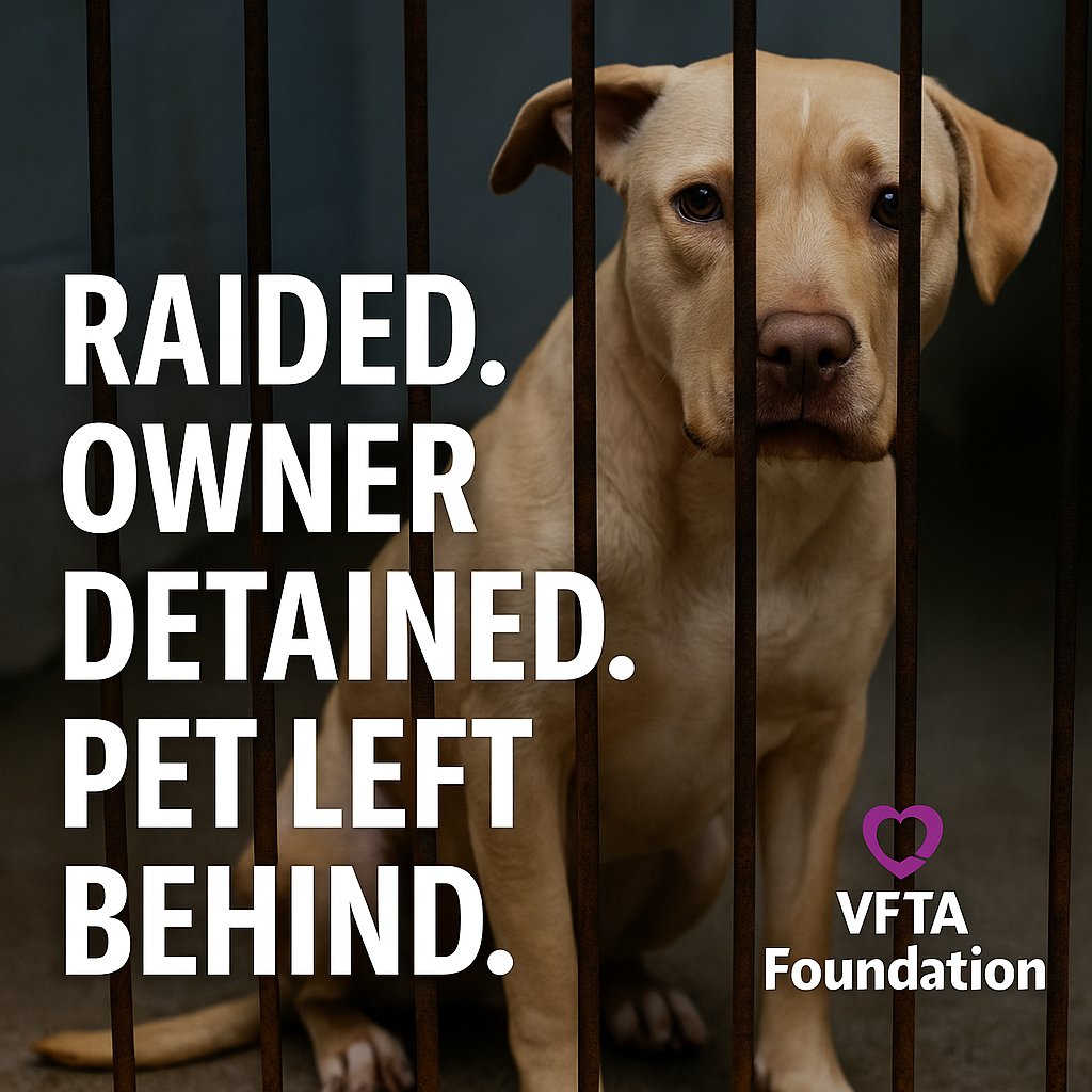 28 dogs &amp; cats are the silent victims of immigration raids in L.A. Their owners detained. They were abandoned. Now they wait in shelters.
Read: voi.id/en/news/514416
This is policy failing lives that matter.
#AnimalRights #JusticeForPets #VoiceForTheAnimals