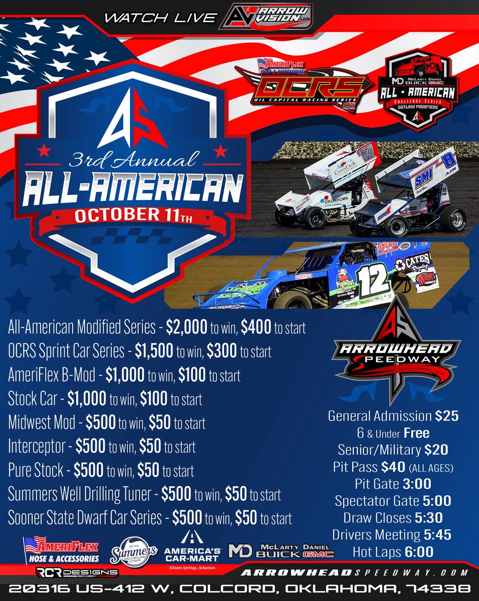 Arrowhead Speedway tweet media