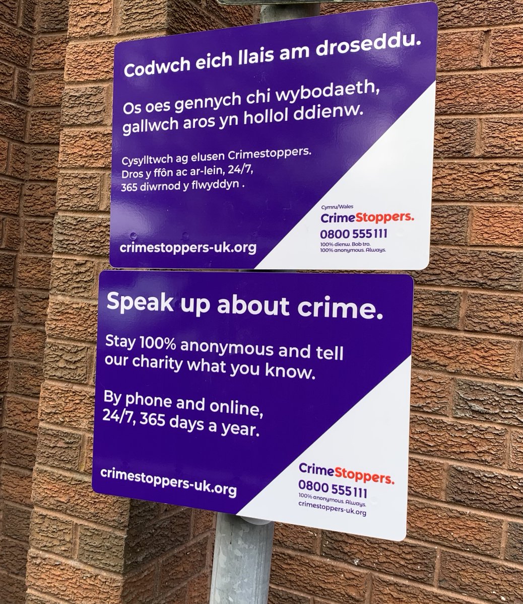 Crimestoppers Wales tweet media
