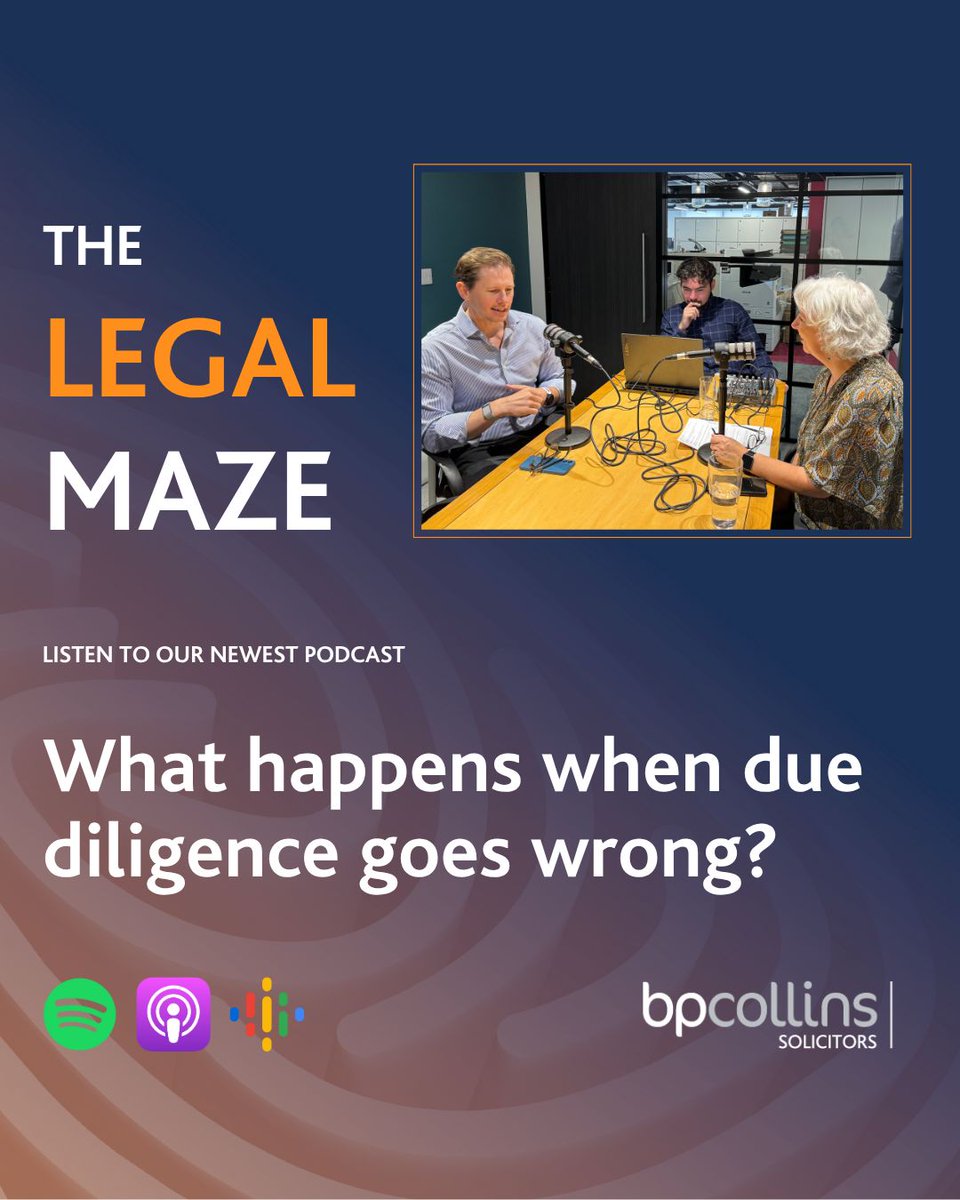 In the final episode of our series on due diligence, we're tackling the worst-case scenario: when it goes wrong. Our dispute resolution partner, Simon Carroll, shares the key considerations buyers and sellers can take to help avoid litigation: open.spotify.com/episode/5um6yf…