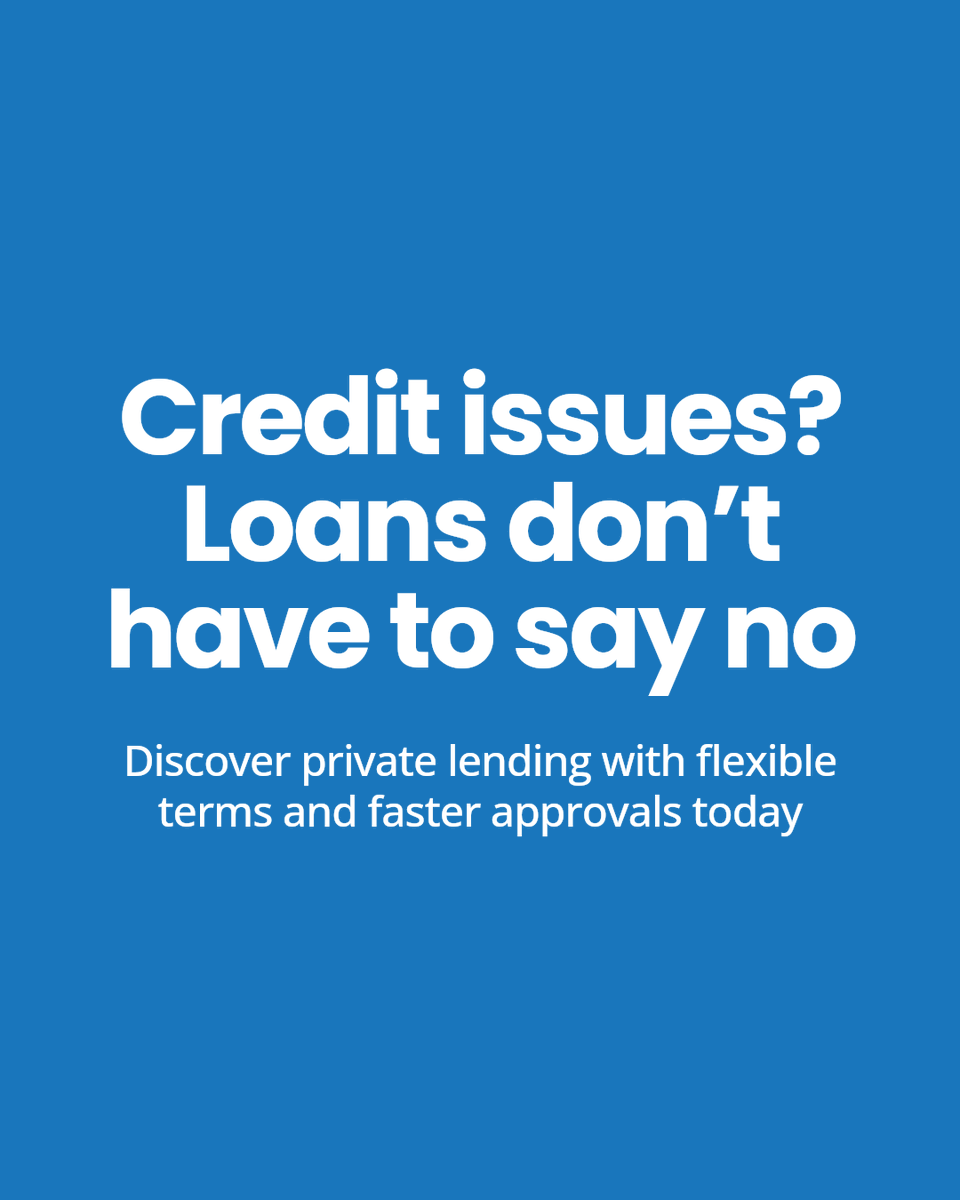 call_andre's tweet photo. Struggling to grow your business because traditional loans say no? Private lending offers flexible terms, faster approvals, and personalized solutions—even if your credit isn’t perfect. Ready to explore your options? https://t.co/mmQ4G0Z6bT