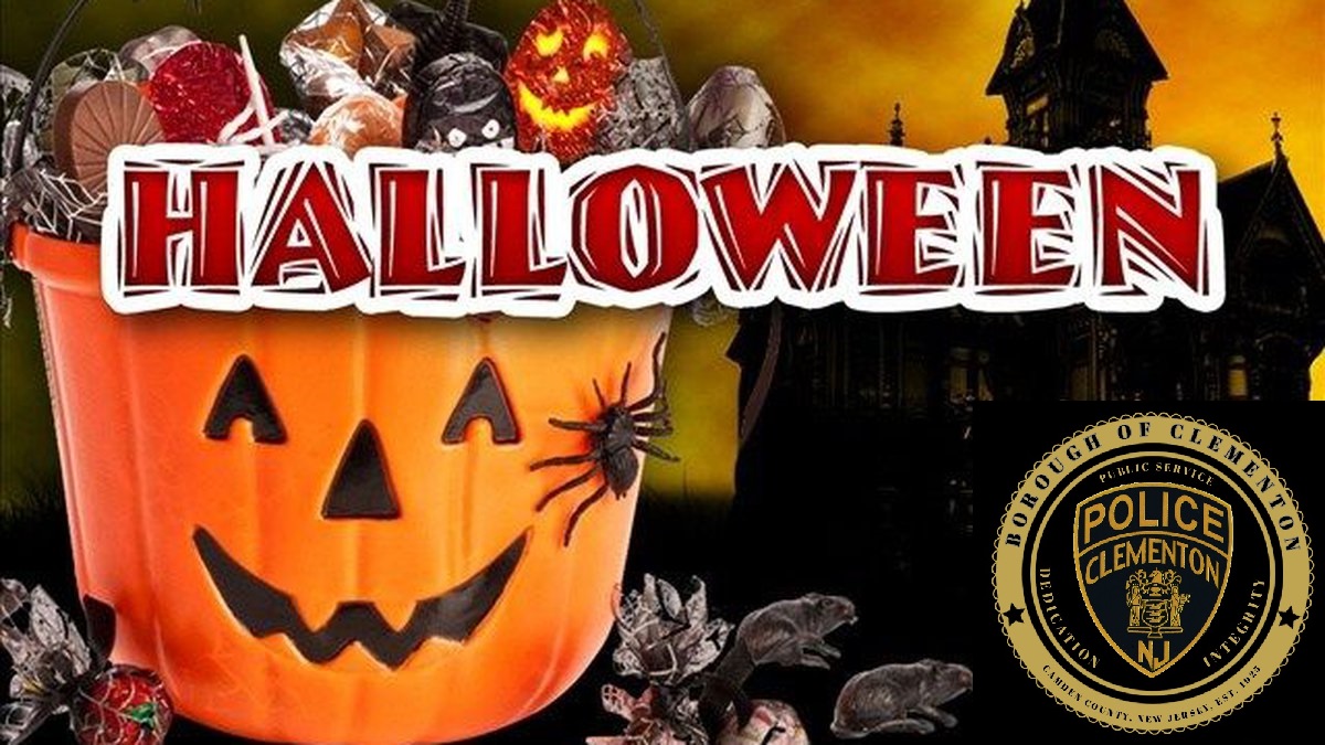 ClementonPD's tweet photo. Trick or treat hours for the Borough of Clementon will be from 3pm to 7pm on October 31st, 2025.
A temporary 8:30pm curfew for unaccompanied minors will begin on October 30th and last through November 2nd.
Have a safe and Happy Halloween! https://t.co/Britnpj5Ws