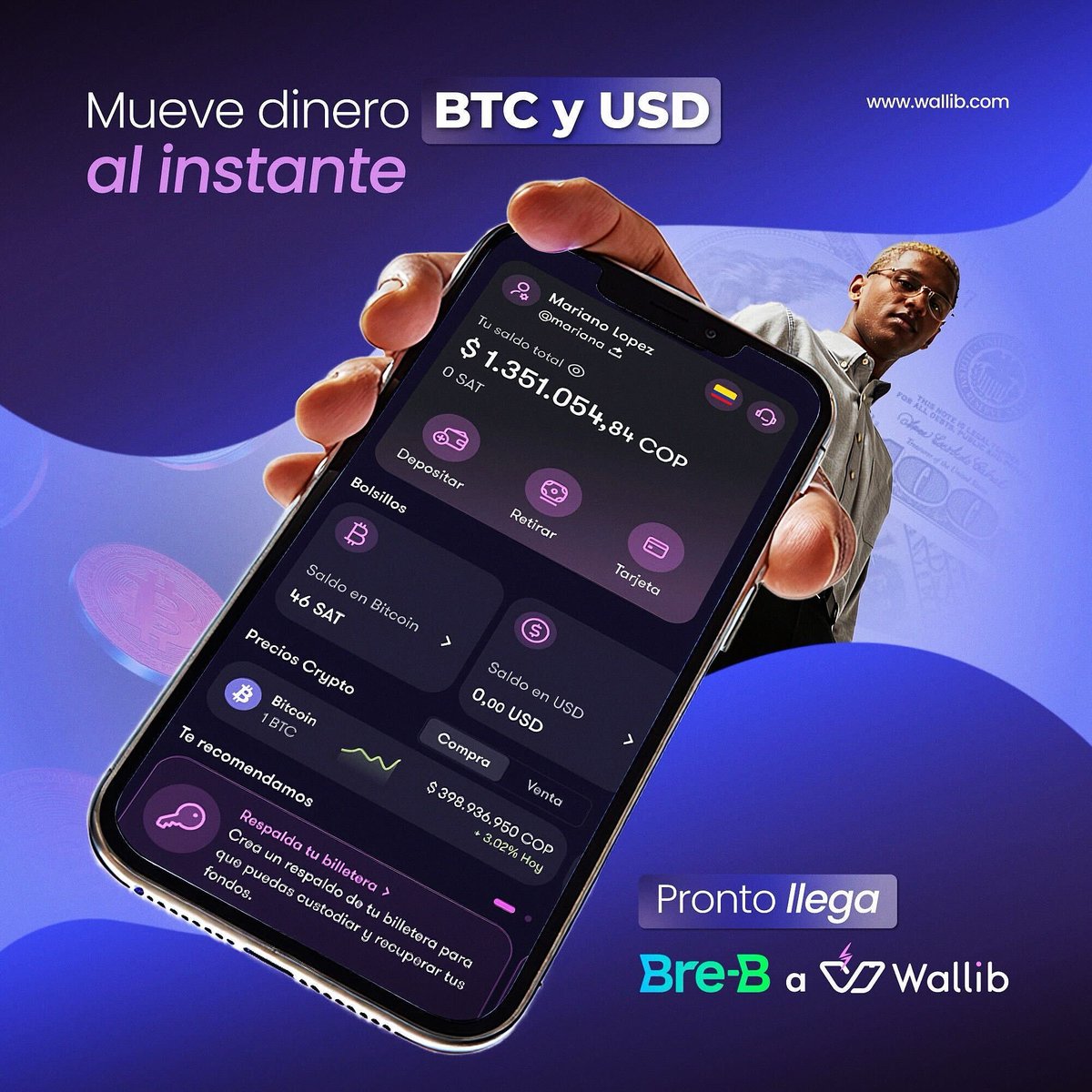 Prepárate para lo que viene 🔥
“La llave de Bre B” no es solo una función…
es el acceso a una nueva era dentro de Wallib 🚀🔐

#Wallib #LaLlaveDeBreB #FintechLatam