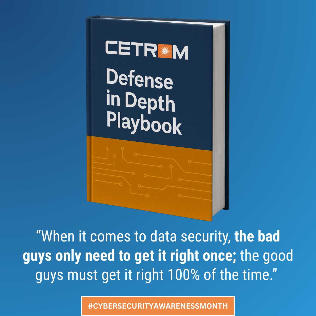 In today’s digital landscape, cybersecurity isn’t just about having one strong barrier — it’s about building layers of protection.

📘 Download our complimentary “Defense in Depth Playbook” hubs.la/Q03MPPKf0

#CyberSecurity #DefenseInDepth  #Compliance #ManagedIT #Cetrom