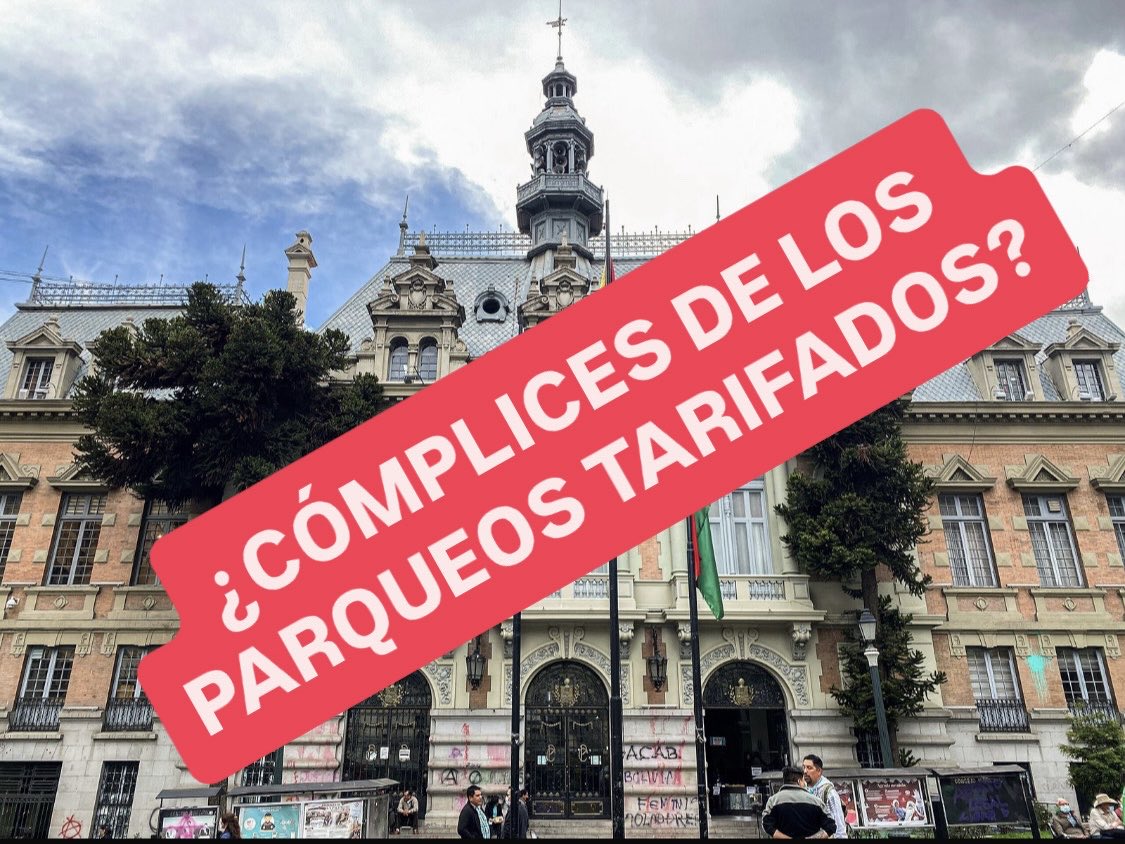 🚨Defendiendo parqueos, no a La Paz‼️
Hoy, 9 de octubre, otra vez no se instaló la sesión. El Presidente del Concejo, Jorge Dulón, brilló por su ausencia —quizás algún asunto “más importante” que cumplir con su deber y continuar con la votación para dejar sin efecto los parqueos