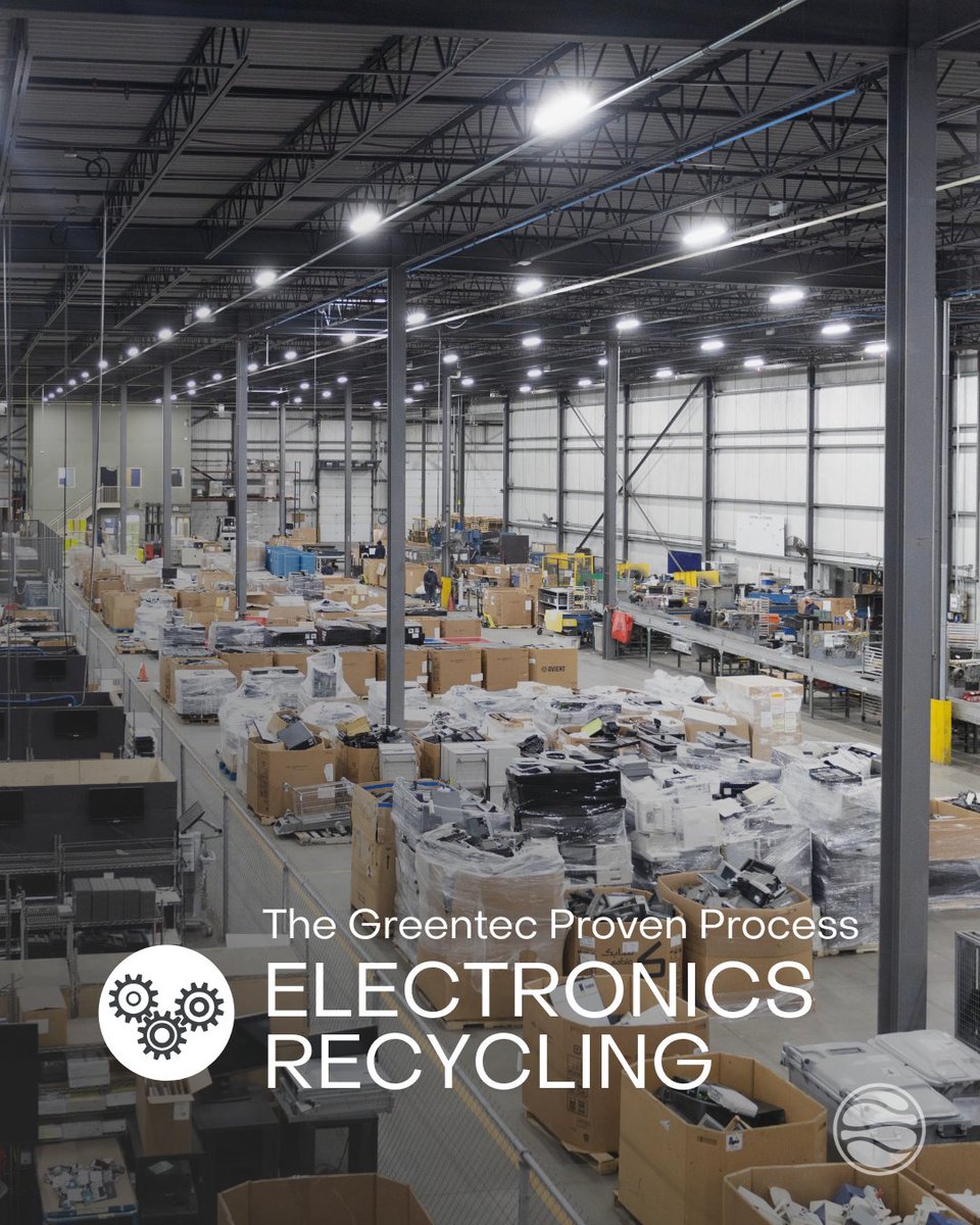 Recycle responsibly with Greentec. Our process guarantees safe breakdown, hazard removal, and certified e-waste recycling. 

Sustainability and transparency, from start to finish. Choose Greentec for your next ITAD project. hubs.li/Q03Mx0mp0 

#ITAD #CircularEconomy