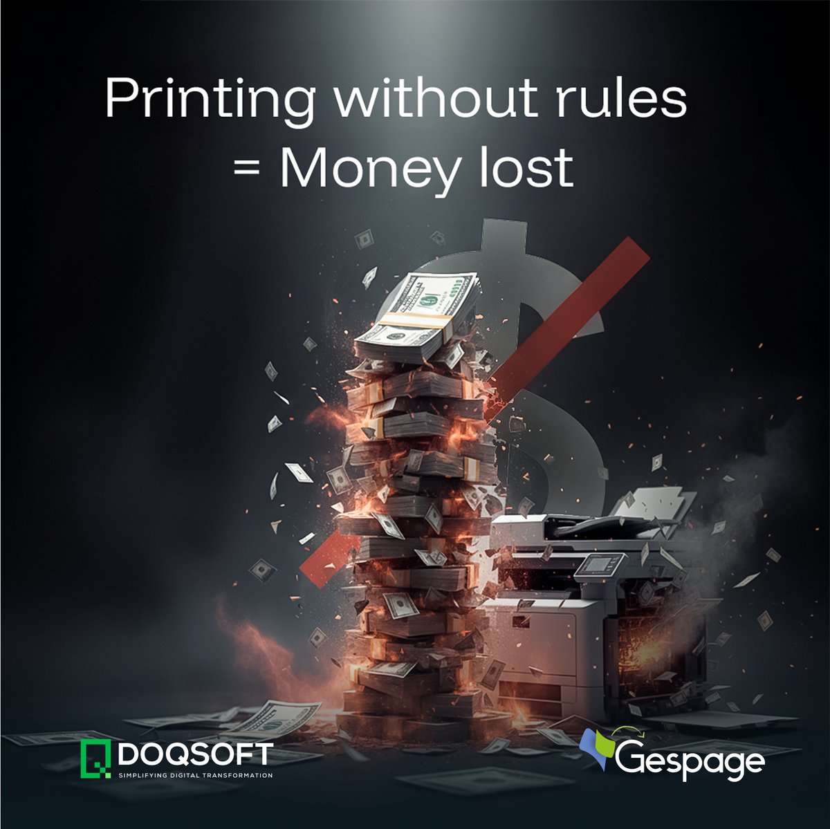 doqsoft's tweet photo. Gespage lets you reduce up to 30% of your printing costs — without sacrificing functionality or efficiency. 👌😱
https://t.co/uyYmoq3tEs

#Gespage #PrintControl #CostReduction #doqsoft #quotas #printmanagement https://t.co/UmoI0R6fqZ