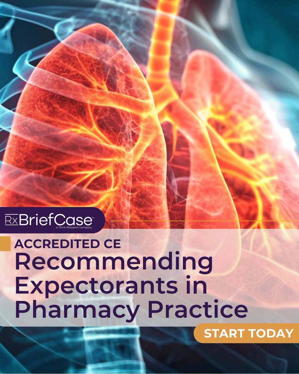 Cough complaints are among the most common reasons patients visit the pharmacy. Knowing when to recommend an expectorant is key to providing the right guidance.

Fast, practical education—now available on our new and improved website.
👉 Start today: ow.ly/qOSh50X7xq0