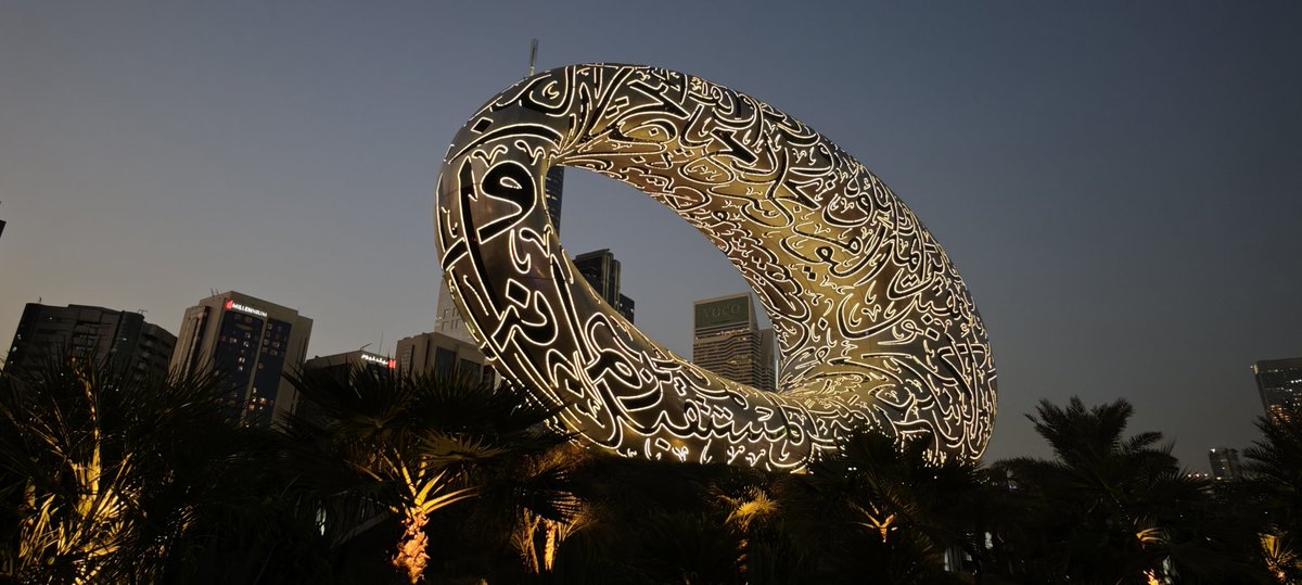 mike__hutton's tweet image. Today we have been in Dubai and staying at the superb @JumeirahET hotel which is adjacent to @MOTF. The Museum of the Future looks great in the daylight but spectacular at night! Tomorrow we fly to Melbourne for a cruise with @Silversea.