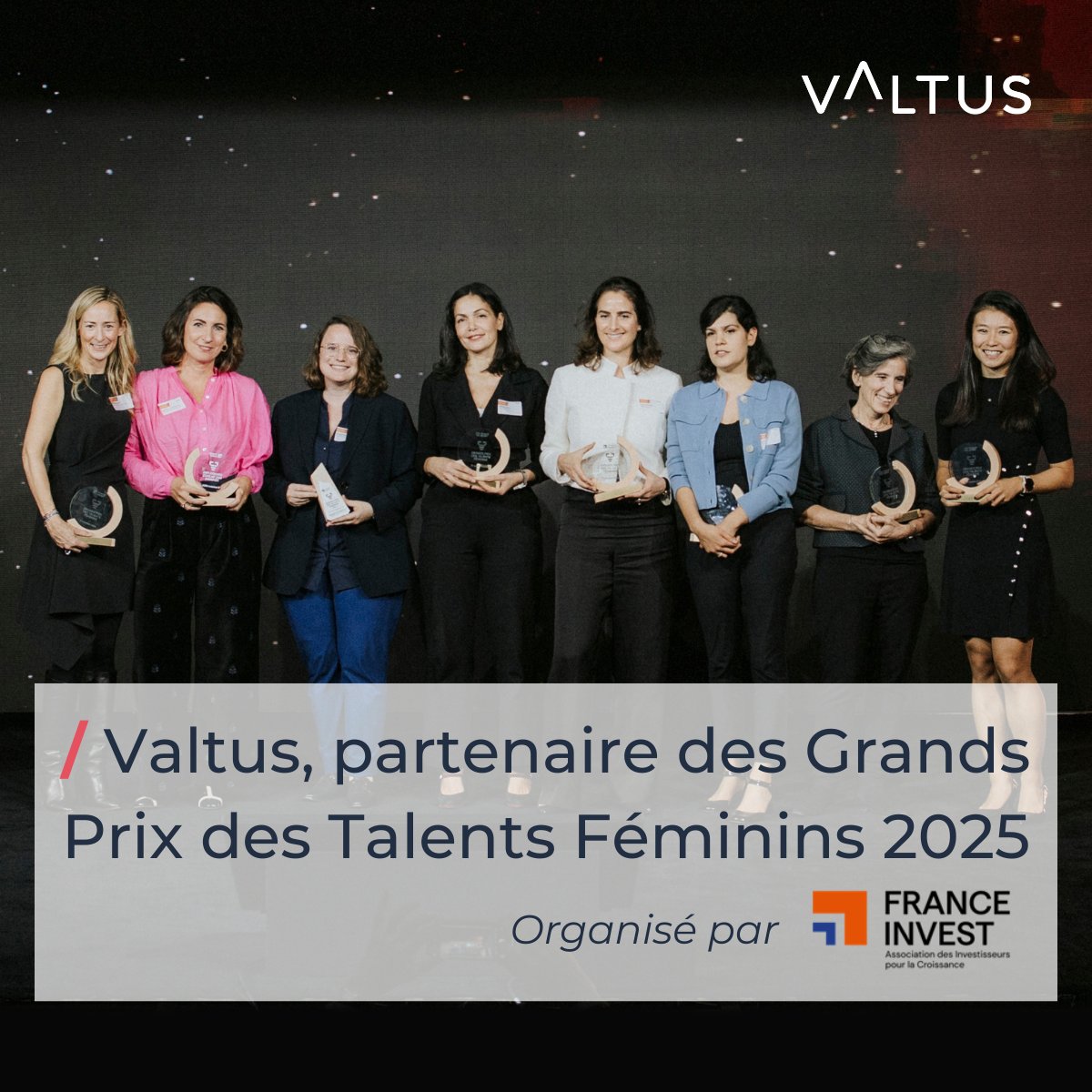 / 𝐑𝐄𝐌𝐈𝐒𝐄 𝐃𝐄 𝐏𝐑𝐈𝐗 ♀️ Bertrand Falcotet, Senior Partner Valtus, aura le privilège de remettre le 'Prix de la dirigeante de PME ou d’ETI' lors de la 6ᵉ édition des Grands Prix des Talents Féminins 2025 organisée par @FranceInvest mardi prochain à Paris !