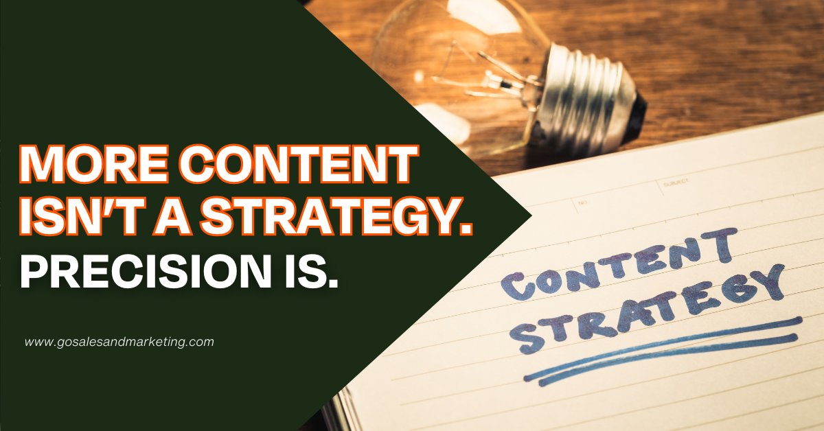 chrisgoagency's tweet image. “More content” isn’t a strategy.

Without performance benchmarks, you’re just publishing noise.

Q4 isn’t for guessing, it’s for precision.

#contentstrategy #q4planning #datadrivengrowth #b2bmarketing #marketingops