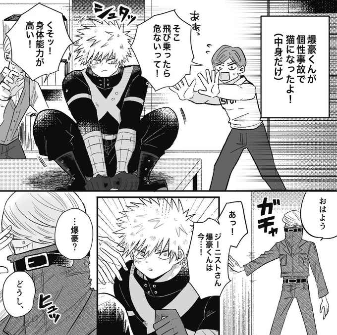 ジニ爆    中身だけ猫化した💥🐱👊 