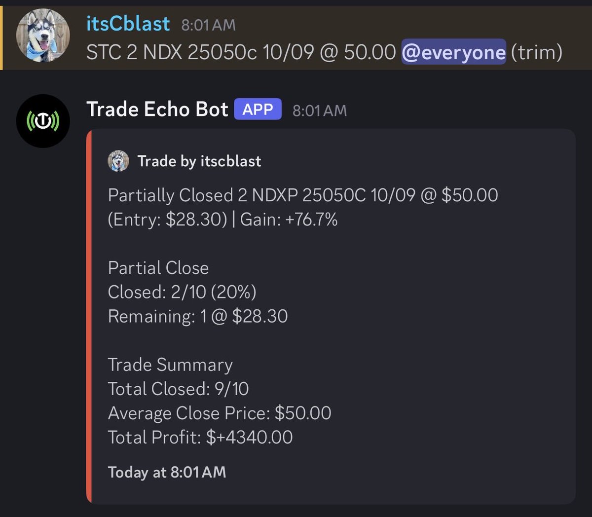 Sold 2 More at 50.00 for 75%+ Gain ✅

Scaling $NDX Cons out on way up
