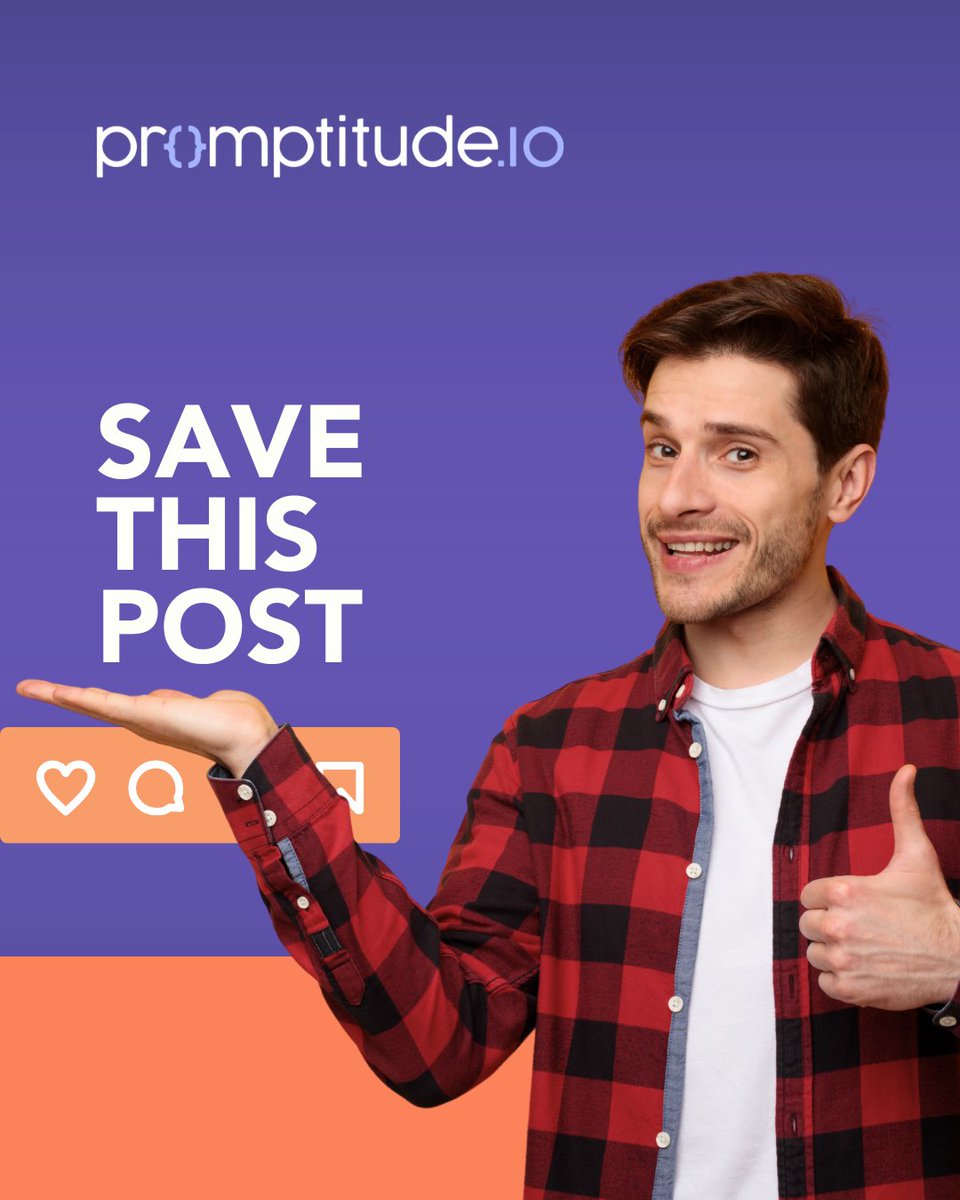 Promptitude_io's tweet image. 🚀 10x your AI results without switching models. The secret? Prompt engineering. Specific context, step-by-step guidance, and clear constraints turn generic outputs into gold. 
Read more &amp;gt;&amp;gt;promptitude.io/post/prompt-en…
#AI #PromptEngineering #Productivity